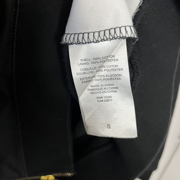 Rich Gang Mens Sweatshirt Black Space Cosmos Gold Zipper Designer Small RG NWOT - Picture 8 of 10